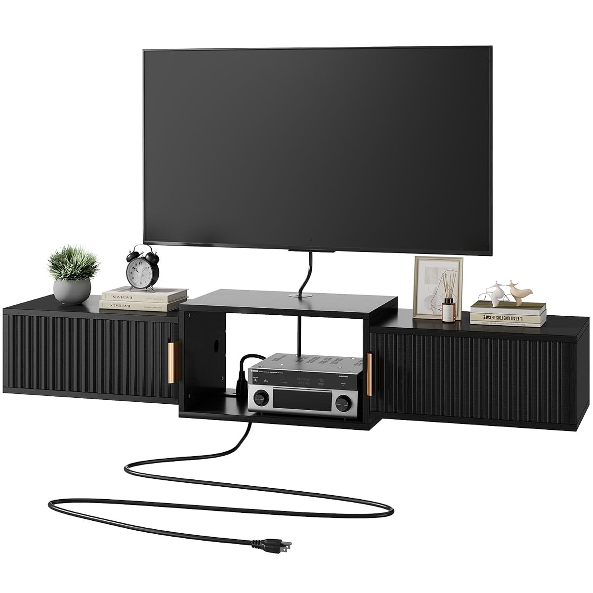 Mid Century Modern Floating TV Stand