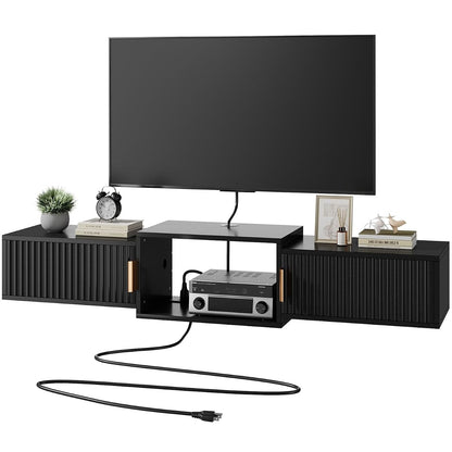 Mid Century Modern Floating TV Stand