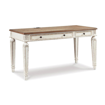 Signature Design by Ashley Realyn Lift Top Standing Desk, 60 in, Two-Tone