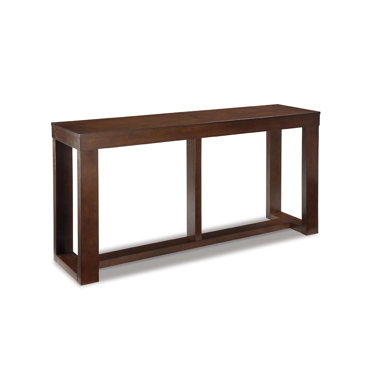 Signature Design by Ashley Watson Sofa Console Table, 64"L, Dark Brown