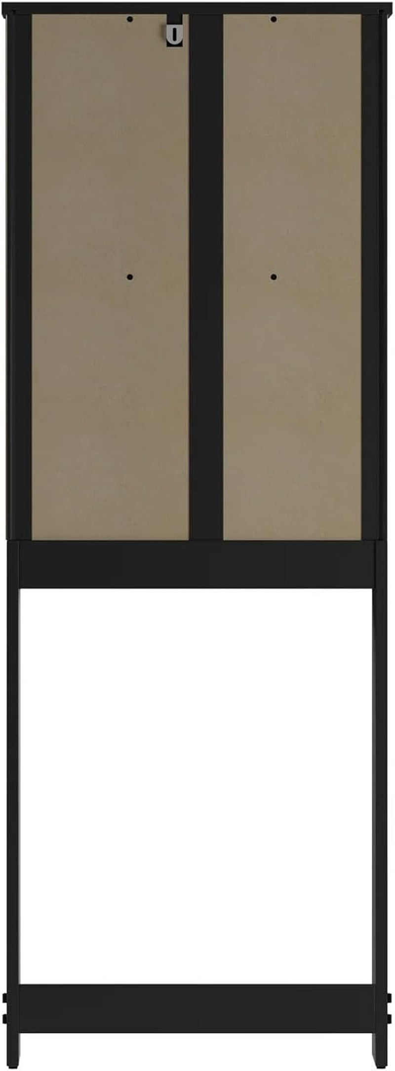 Over-The-Toilet Space Saver Storage Cabinet (Black)