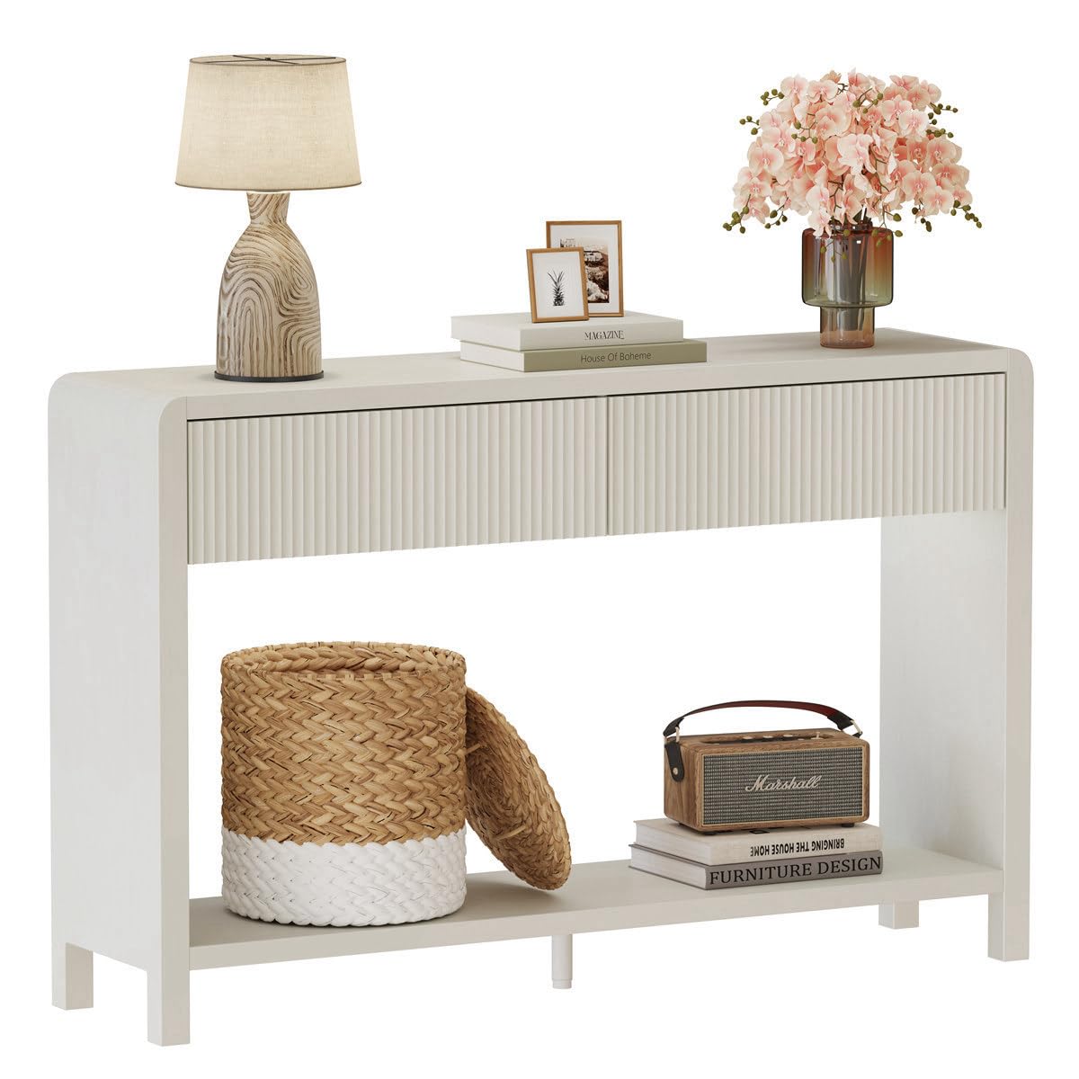 Entryway Console Table with 2 Drawers