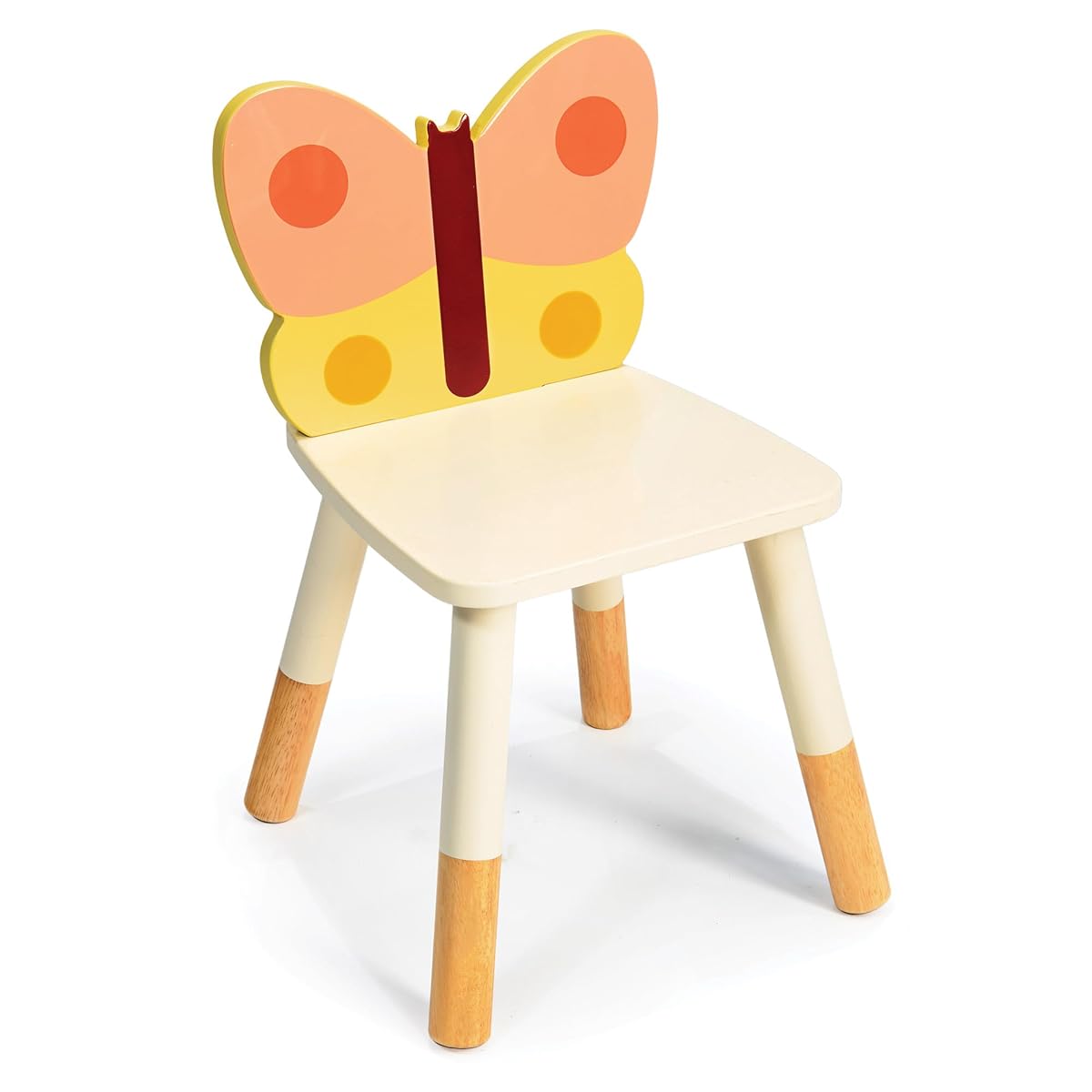Toys - Garden Butterfly Chair - Sturdy Wooden Garden Themed Chairs for Kids - Durable Playroom Furniture - Boosts Creativity and Independence in Boys and Girls - Age 3+