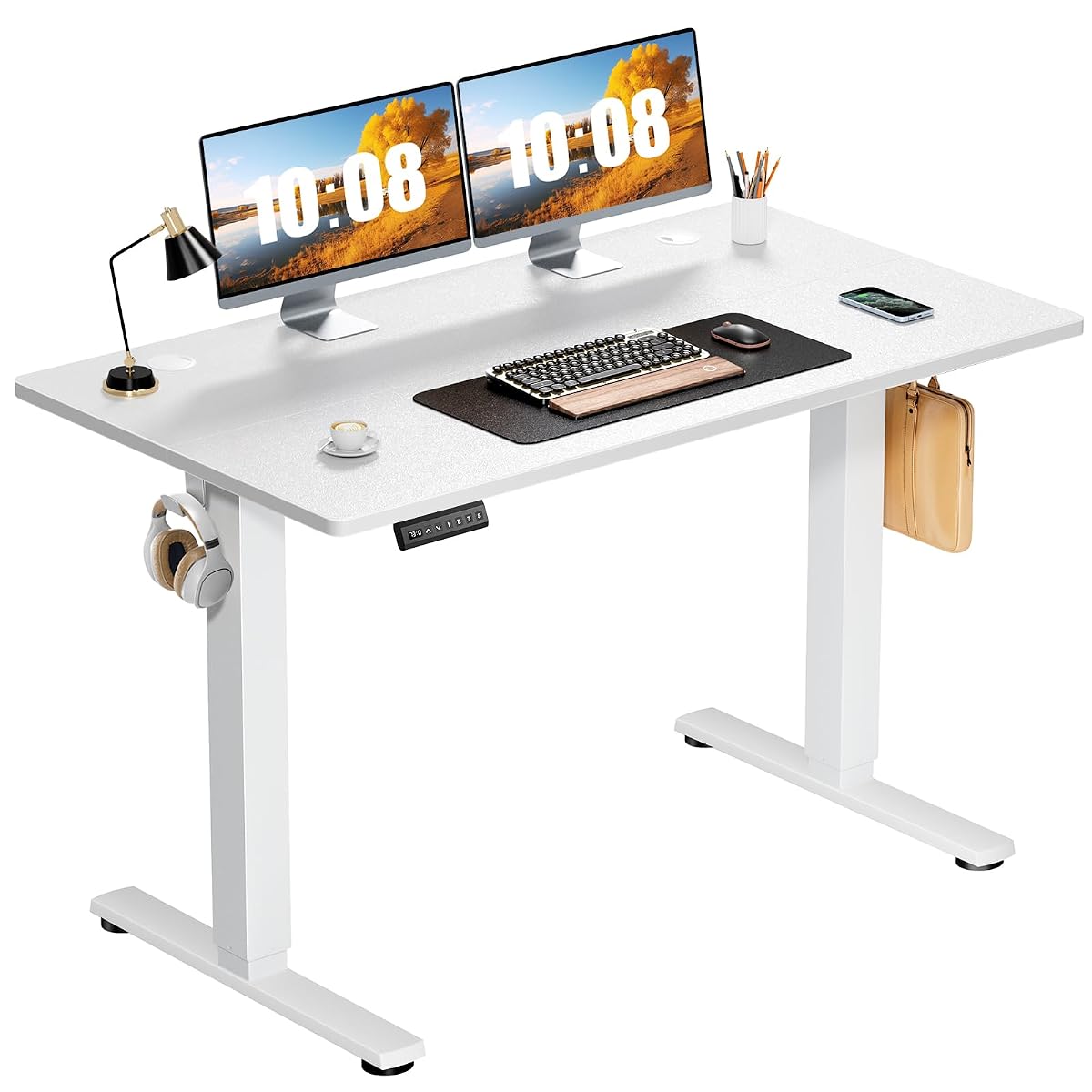 Electric Standing Desk, Computer Desk, 48x24 Inch