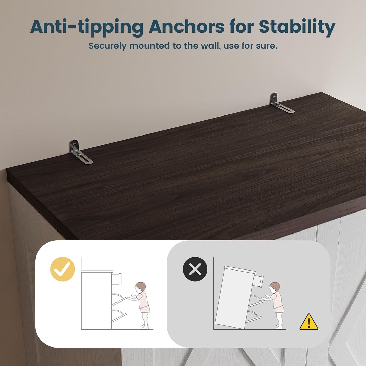 Wardrobe Closet, 71" H Tall Wooden Closet with 5 Clothing Shelves, 4 Doors and Hanging Rod for Hanging Clothes, Bedroom Freestanding Armoire Storage Cabinet, Stand Alone Clothing Unit, White