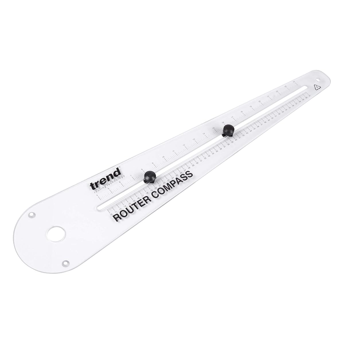 Router Compass for Precise Circle and Arc Cutting, R/COMPASS/A