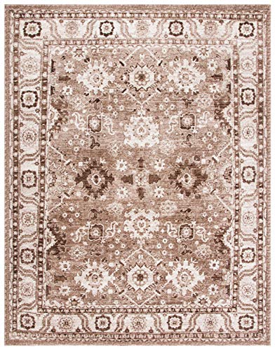 SAFAVIEH Area Rug 8x10 - Vintage Hamadan Collection - Large - Taupe, Traditional Persian Design, Non-Shedding & Easy to Clean, Ideal for Living Room, Bedroom, Dining Space (VTH214T)