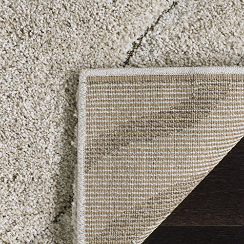 SAFAVIEH Florida Shag Rug 9'x12', Soft Plush Cream & Beige SG472-1113, view 6