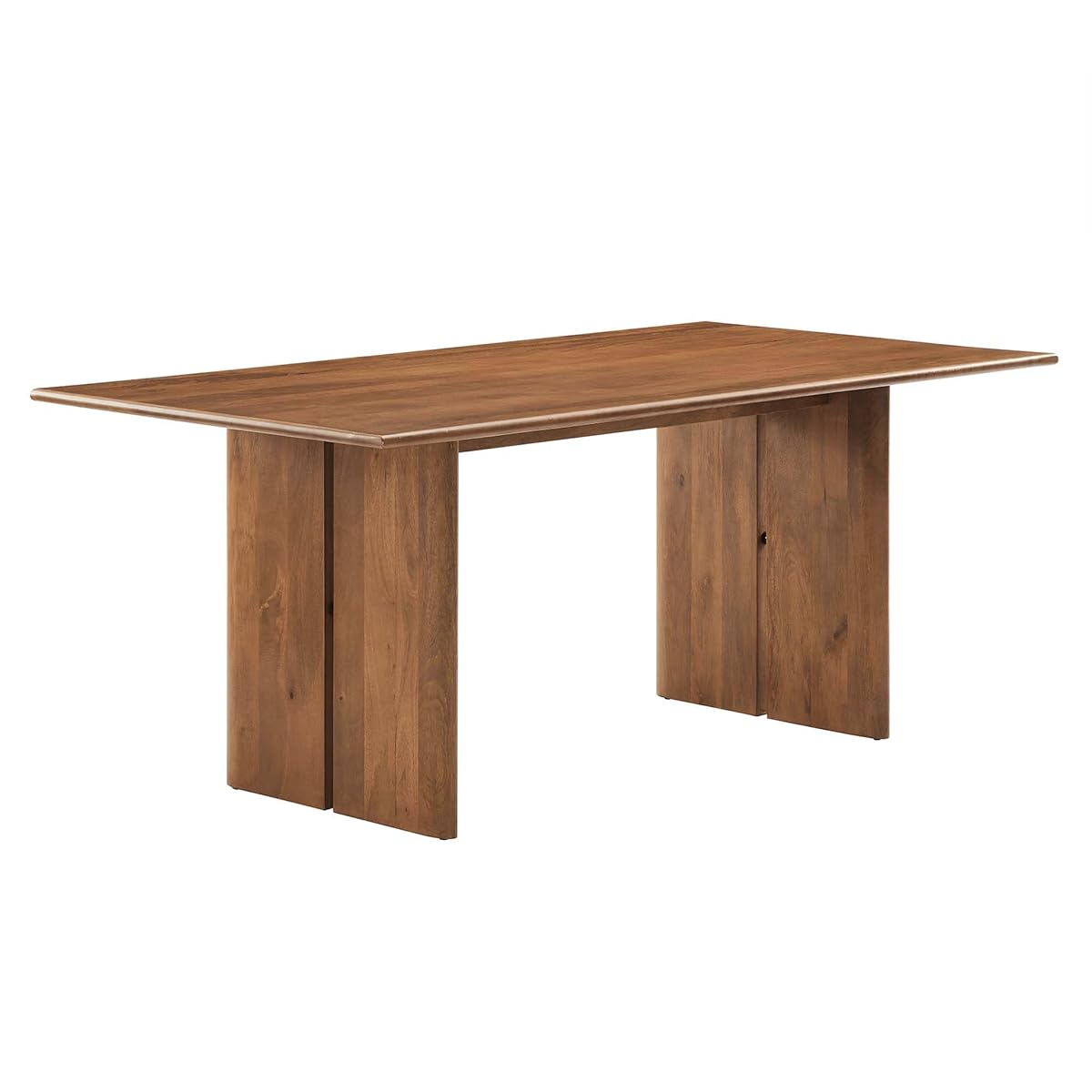 Amistad 72Inch Dining Table Solid Wood Walnut Finish Modern Kitchen Room Entertaining Home Furniture Quality Stylish Elegant Durable Refined Versatile Contemporary