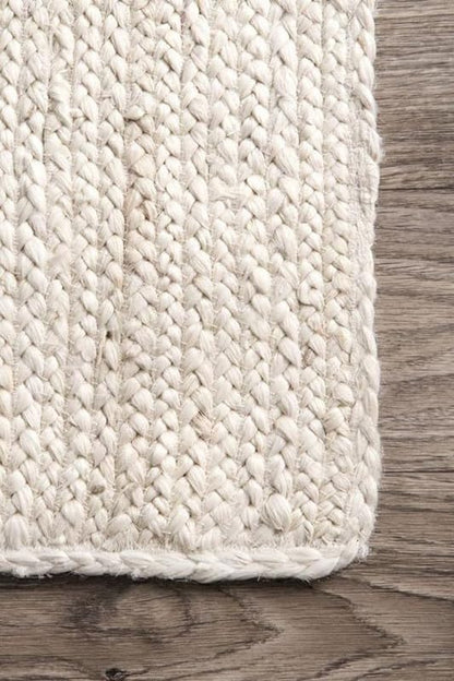 2x12 Ft Off White Modern Dining Room Carpet