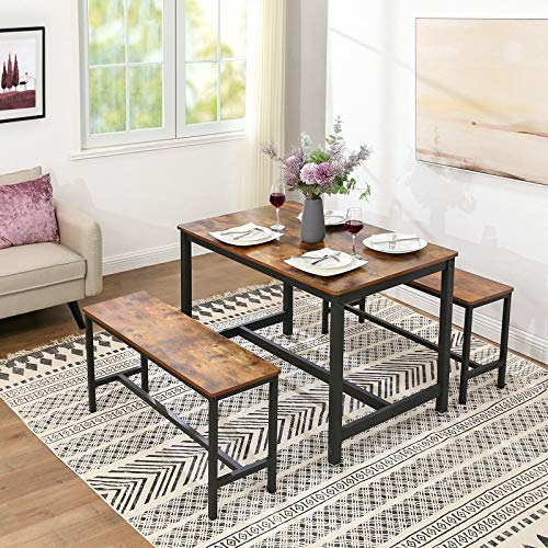 Dining Bench Set of 2, 42.5'' Kitchen Bench, view 5
