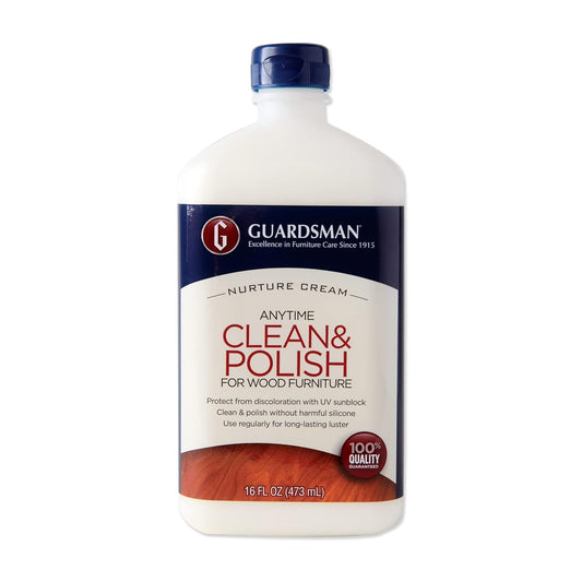 Clean & Polish For Wood Furniture - Cream Polish 16.9 oz - Silicone Free, UV Protection - 461500