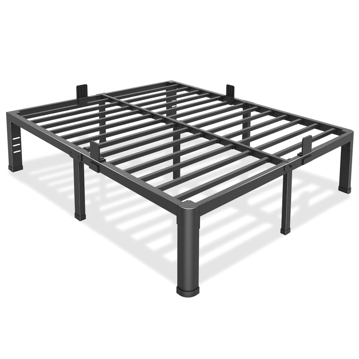 14 inch King Bed Frame Metal Platform with Round Corner Legs