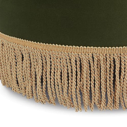Jennifer Taylor Home Yolanda 24" Round Upholstered Accent Ottoman, Medium, view 8