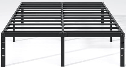 Metal Bed Frame,King Size Bed Frame with Storage Space,18 Inch
