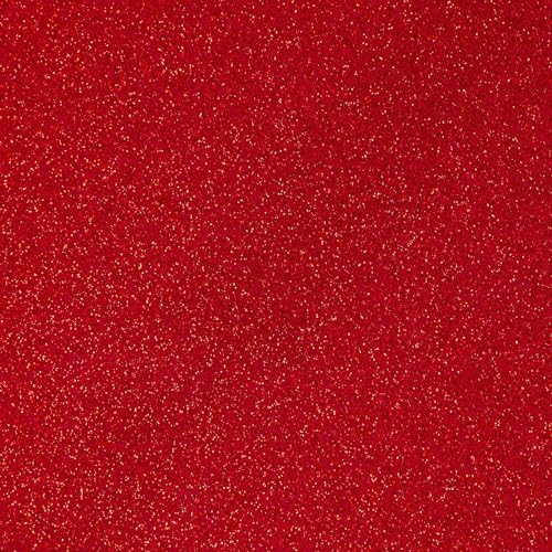 Glitter Sparkle Retro Chrome Kitchen Chair with 2" Box Seat, Red