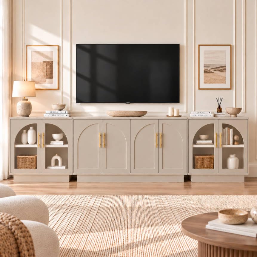 Modular Entertainment Center & Buffet Cabinet