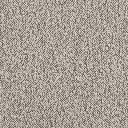 Furniture Modern Upholstered Chair in Gray Boucle Fabric with Gold Legs – Versatile Living Room & Dining Room Seating – Set of 2