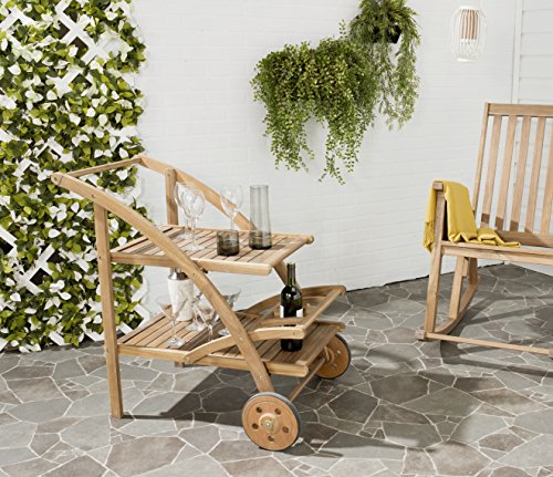 Safavieh Outdoor Living Collection Lodi Tea Cart