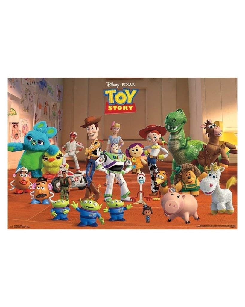 Disney Pixar Toy Story 4 - Collage Wall Poster, 22.375" x 34", Unframed Version