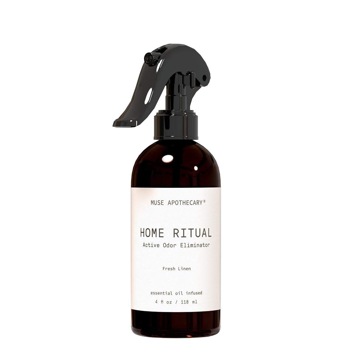 Home Ritual Active Odor Eliminator Spray - Furniture Deodorizer Spray & Bathroom Odor Eliminator for Home - Essential Oil Air Freshener - 4oz, Fresh Linen