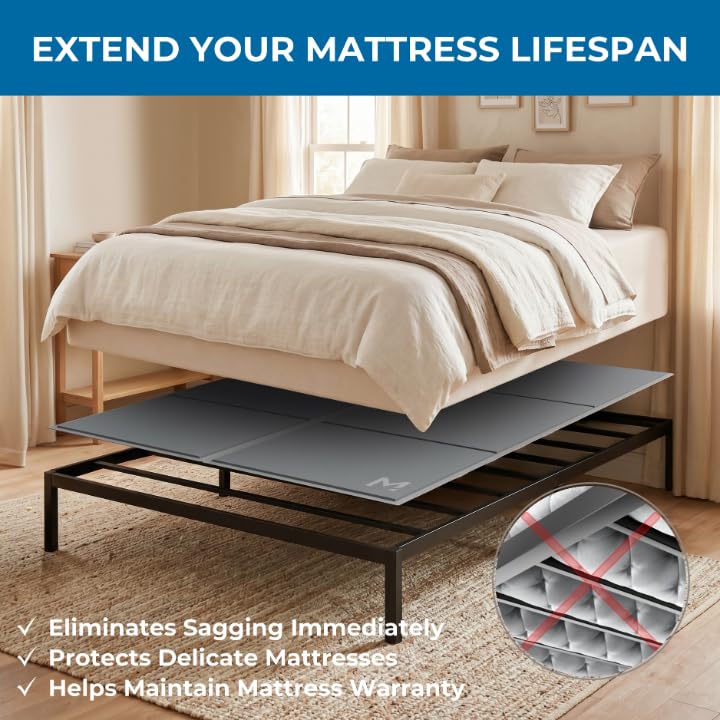 Heavy Duty Bunkie Board Queen Size (60x80) - Under Bed Support, view 3