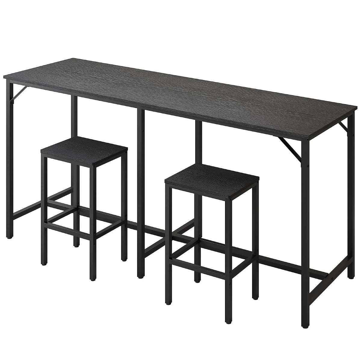 70.9" Bar Table and Chairs Set, Dining Table and Chair Sets