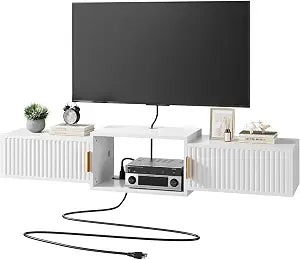 Mid Century Modern Floating TV Stand, view 2