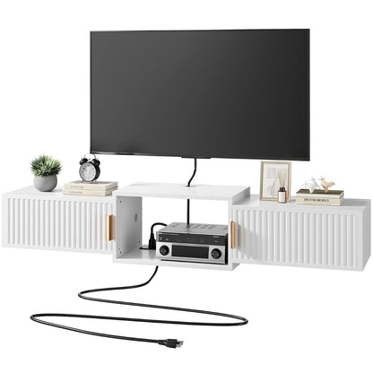 Mid Century Modern Floating TV Stand