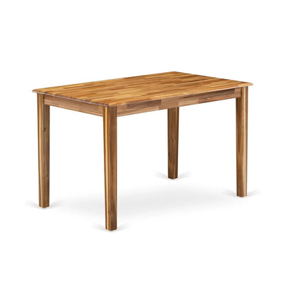 YAT-ANA-T Yarmouth Rectangle Kitchen Dining Table, 30x48 Inch, Natural