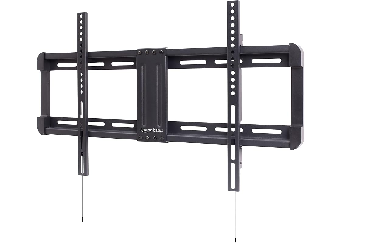 Low Profile TV Wall Mount with Horizontal Post Installation Leveling for 37