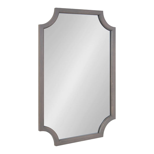 Hogan Farmhouse Wall Mirror; 20 x 30; Gray; Decorative Traditional Wall Decor
