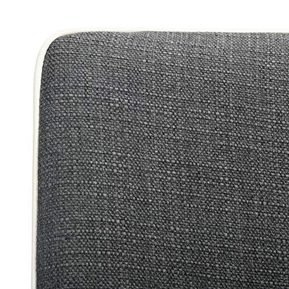 Safavieh Home Collection Summerset Mid-Century Modern Dark Grey and White Arm Chair