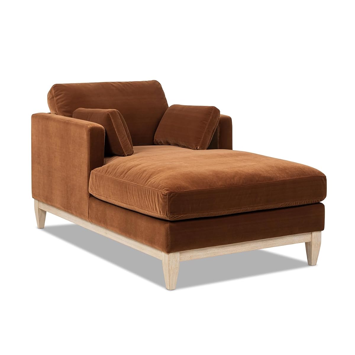 Jennifer Taylor Home Knox 65" Modern Farmhouse Chaise Lounge Chair