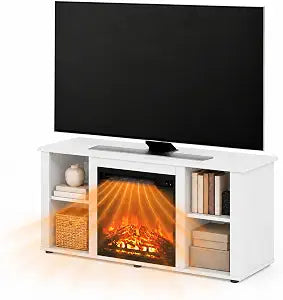 Jensen Entertainment Center Stand with Fireplace for TV up to 55 Inch, view 2