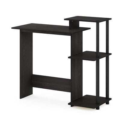 EFFICIENT Desk, 28.6" Wide Gaming Desk with 3 Open Side Shelves