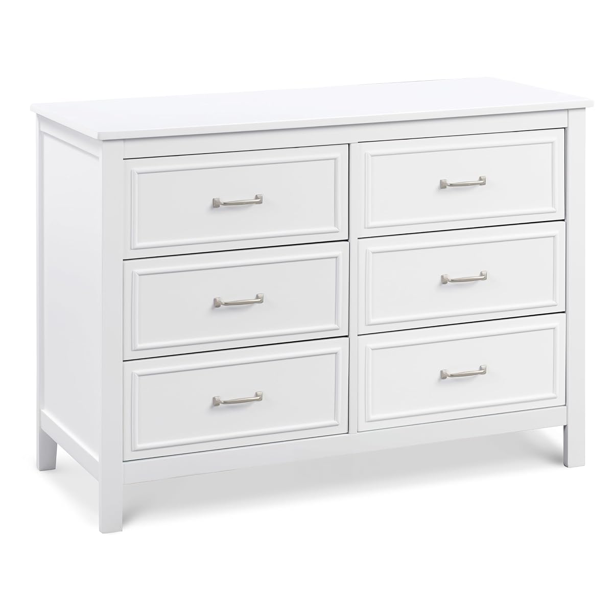 Charlie 6-Drawer Baby Dresser, GREENGUARD Certified - White