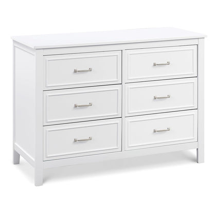 Charlie 6-Drawer Baby Dresser, GREENGUARD Certified - White