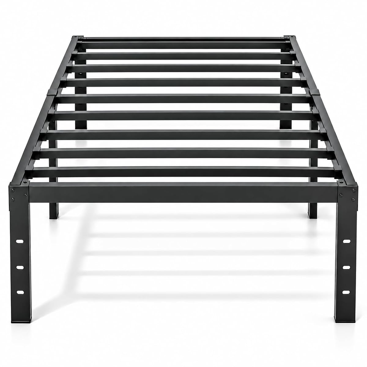 Twin Size Metal Bed Frame, 14 Inch Platform Bed Frame