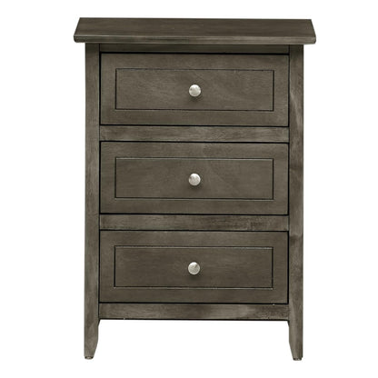 Modern Nightstand with Drawers - Bedroom Side Table with Storage - Home Furniture