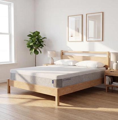 6 Inch Queen Mattress, Bamboo Cover Memory Foam Bed in a Box