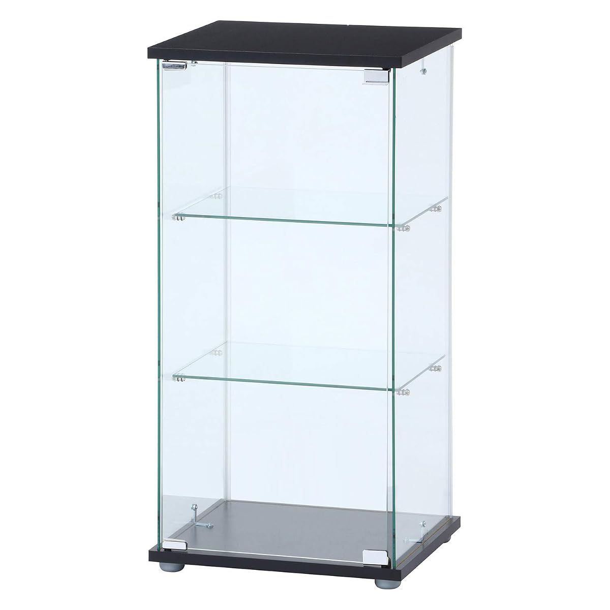 不二貿易(Fujiboeki) 3 Tiers Glass Collection Case, 高さ86cm, Clear