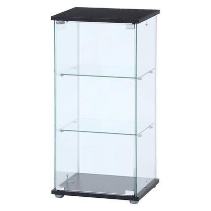 不二貿易(Fujiboeki) 3 Tiers Glass Collection Case, 高さ86cm, Clear
