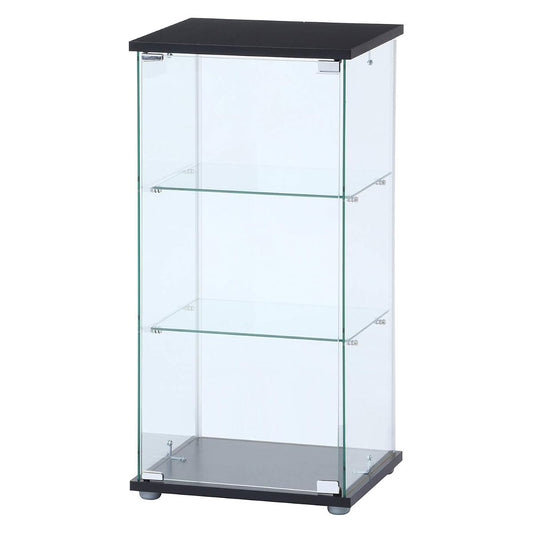 不二貿易 3 Tiers Glass Collection Case, 高さ86cm, Clear