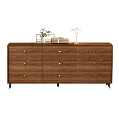 Dresser for Bedroom, 63 Inch 6 Drawer Wooden Chest of Drawers