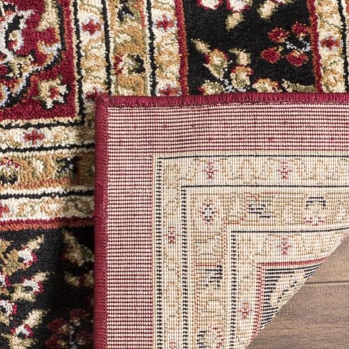 SAFAVIEH Area Rug 8x10 - Lyndhurst Collection - Large - Red & Black, Traditional Oriental Design, Non-Shedding & Easy to Clean, Ideal for Living Room, Bedroom, Dining Space (LNH331B)