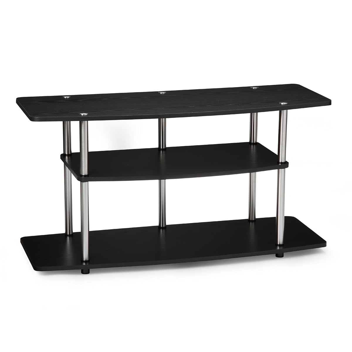 Designs2Go No Tools 46 inch 3 Tier Wide TV Stand, Black