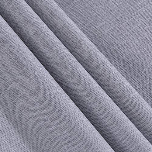 100% Waterproof Rectangle PVC Tablecloth - 54 x 78 Inch - Oil Proof Spill Proof Vinyl Table Cloth, Wipe Clean Table Cover for Dining Tables, Buffet Parties and Camping, Grey