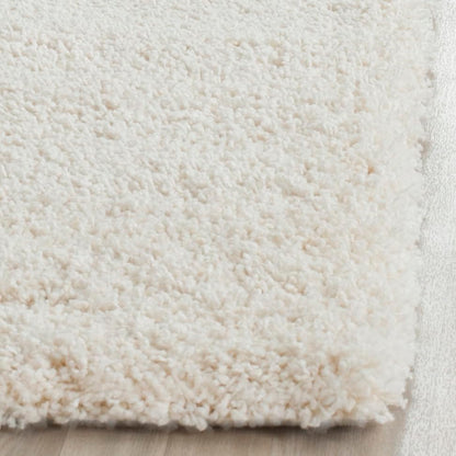 SAFAVIEH Milan Shag Collection Runner Rug - 2' x 6', Ivory, Solid Design, Non-Shedding & Easy to Clean, Plush Thick Pile, Ideal for Hallway, Foyer, Bedroom (SG180-1212)