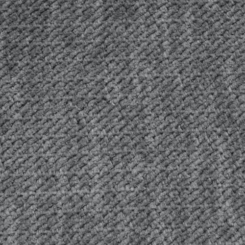 Sectional Sofa 111.8" U Shaped Sofa Chenille Upholstered Sofa Couch with Movable Storage Ottoman for Living Room, Dark Gray
